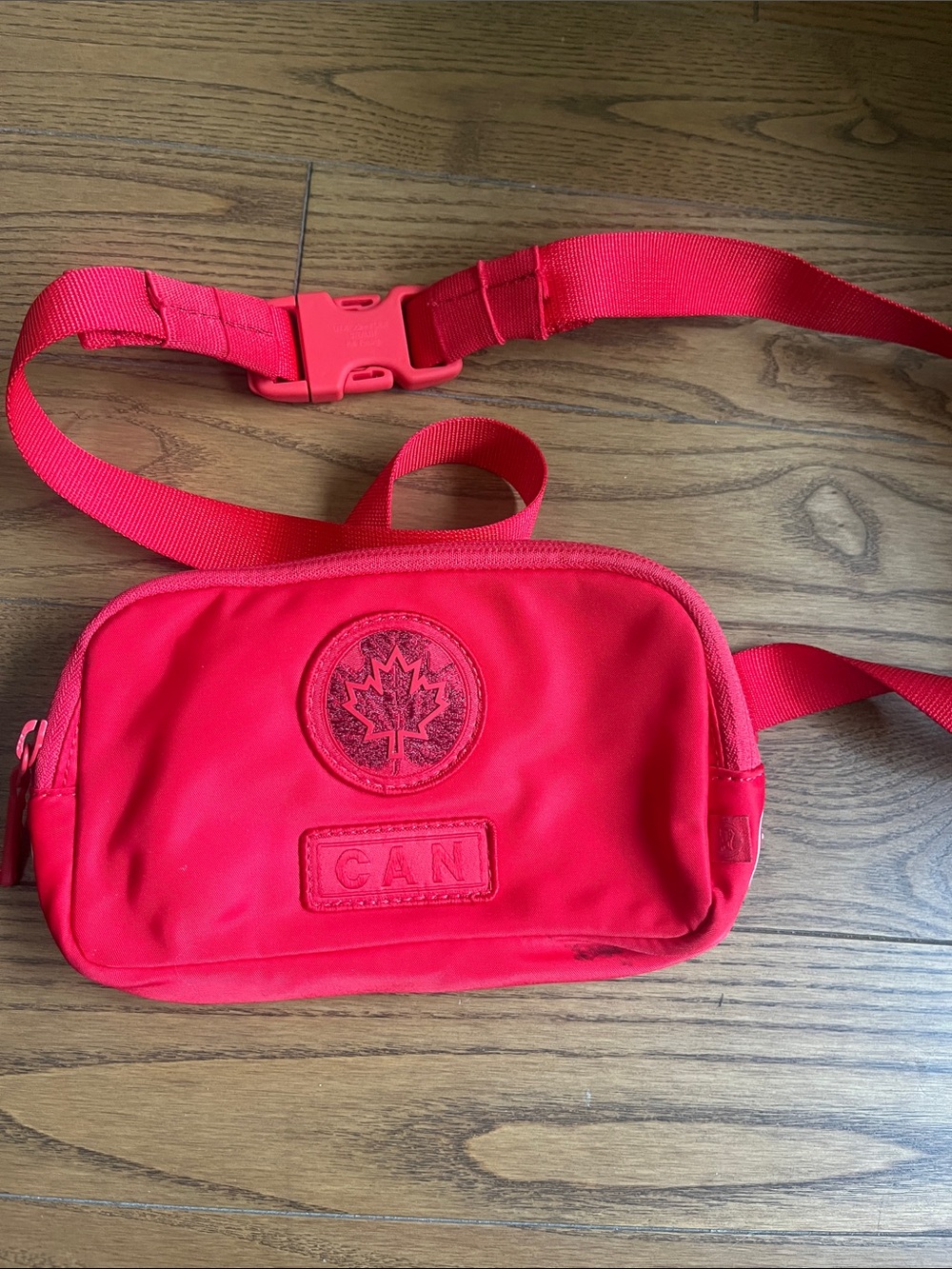 lululemon athletica Bright Red Crossbody Waist Bag